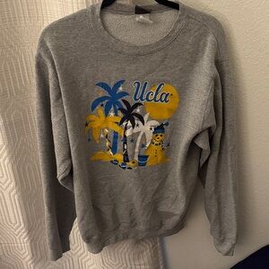 UCLA Gray and Yellow Women's Sweatshirt